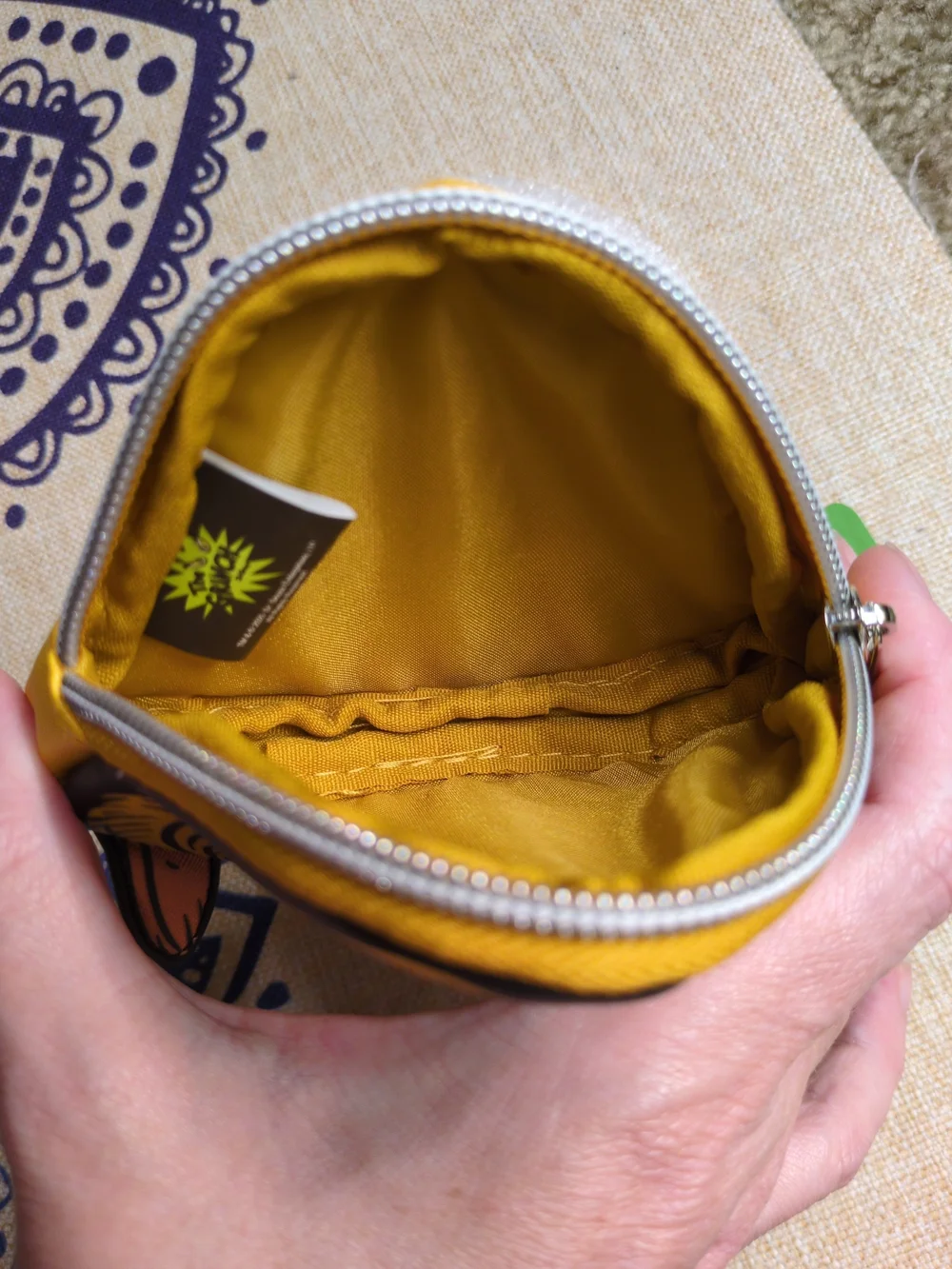 Dr. Seuss Max Dog Coin Purse in Yellow and Black